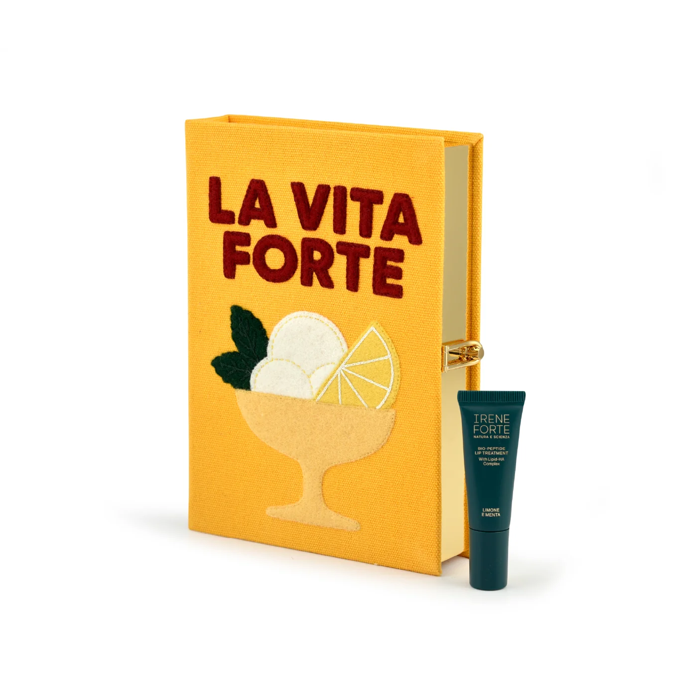 Irene Forte – La Vita Forte Clutch & Bio-Peptide Lip Treatment